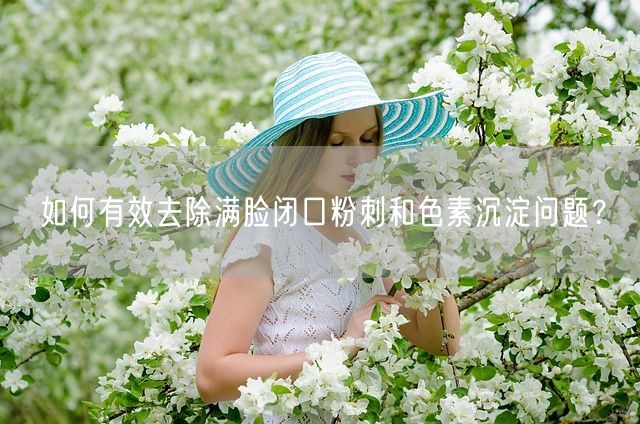 如何有效去除满脸闭口粉刺和色素沉淀问题？(图1)