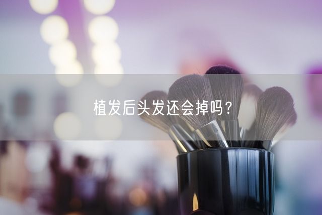 植发后头发还会掉吗？(图1)