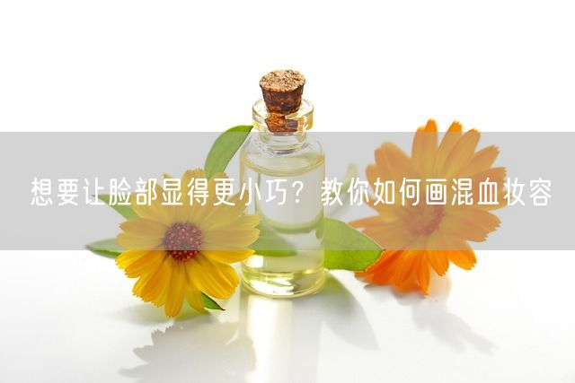 想要让脸部显得更小巧？教你如何画混血妆容(图1)