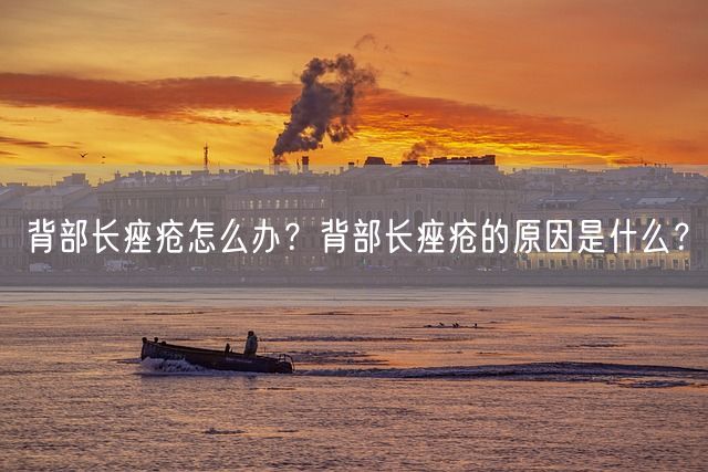 背部长痤疮怎么办？背部长痤疮的原因是什么？(图1)