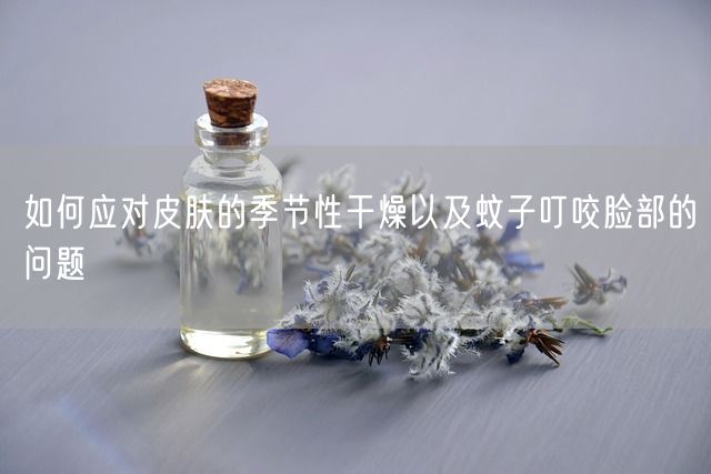 如何应对皮肤的季节性干燥以及蚊子叮咬脸部的问题(图1)