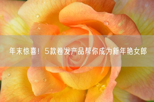 年末惊喜！5款卷发产品帮你成为新年艳女郎(图1)